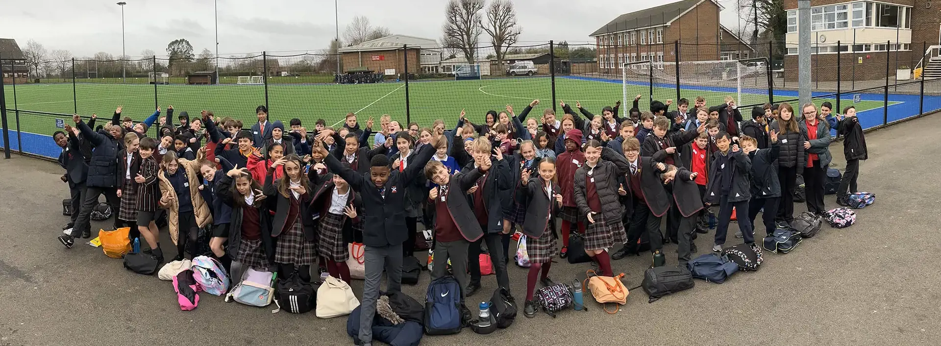 Kent College Canterbury students celebrating Assessment Week 2024